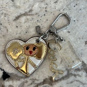 Coach keychain poppy GOLD